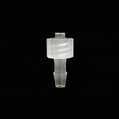 Food Grade Male luer connector Gas Split Connector For Silicon Tubing